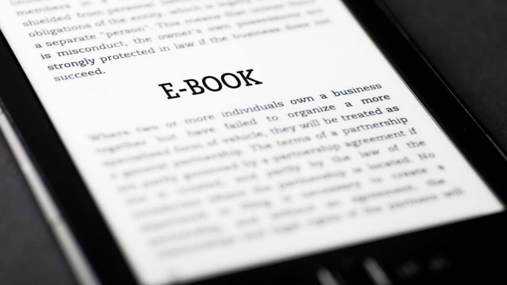 Self-publish an E-book